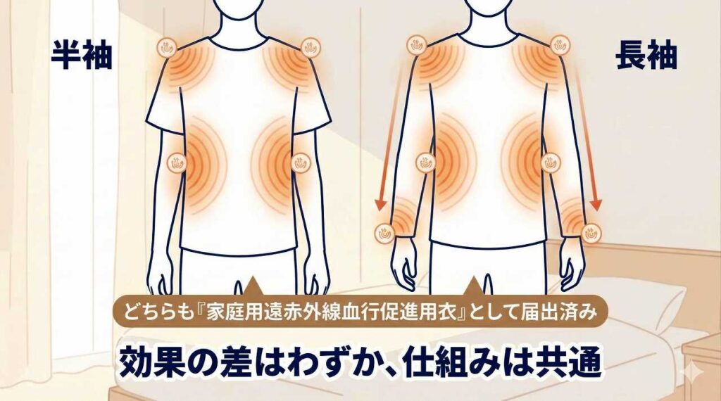 BAKUNE 半袖と長袖どっちを選ぶか｜効果の差と上下の組み合わせ方