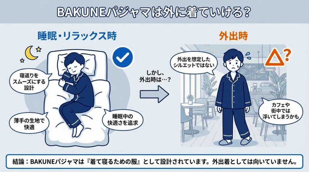BAKUNEは普段着に使える？ポロシャツなど外出向けウェアを紹介