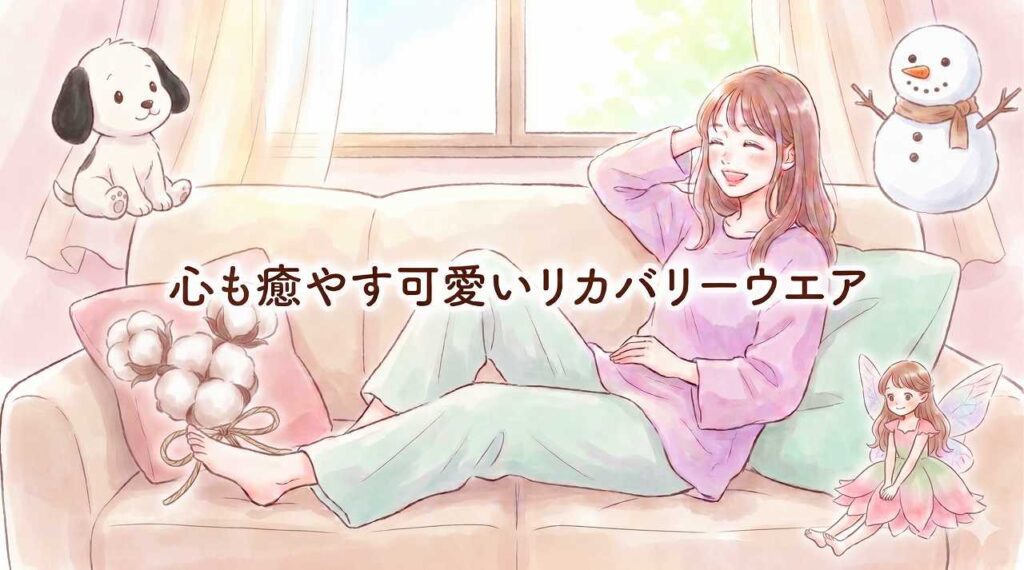 リカバリーウエアも可愛いのがいい！スヌーピーやディズニー、パステルカラーなど