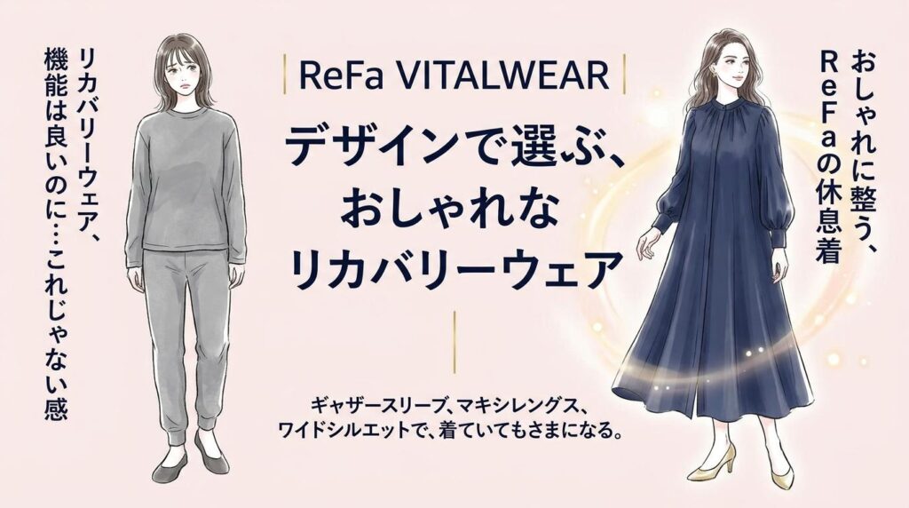 レディース向けおしゃれなリカバリーウェア｜ReFa VITALWEAR